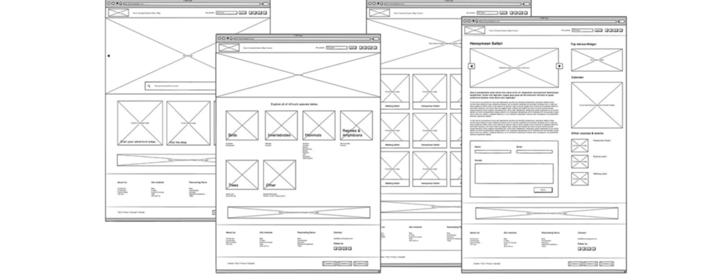 imagem de referencia para wireframe de site