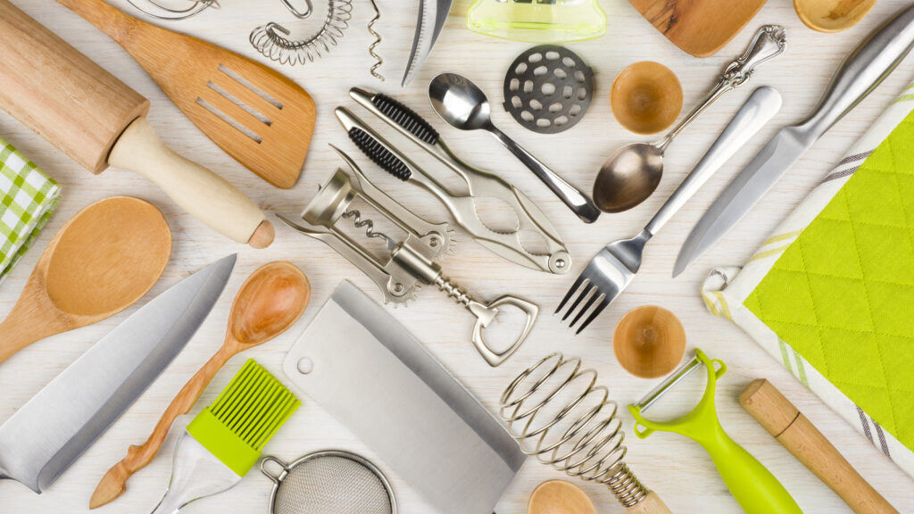 foto de utencilios de cozinha