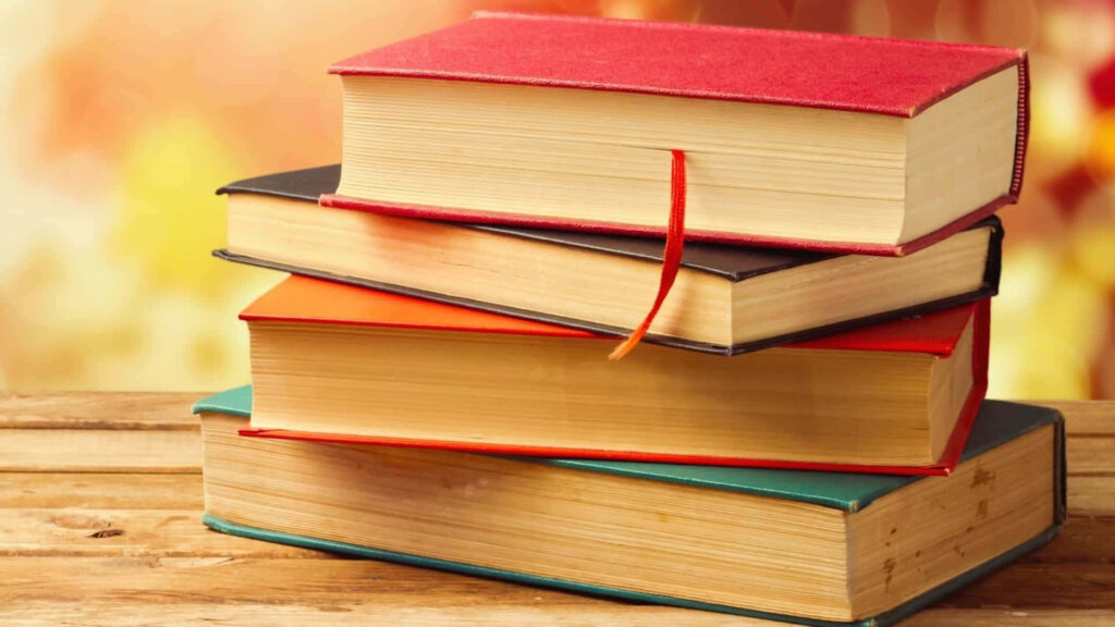 imagem de livros e produtos culturais