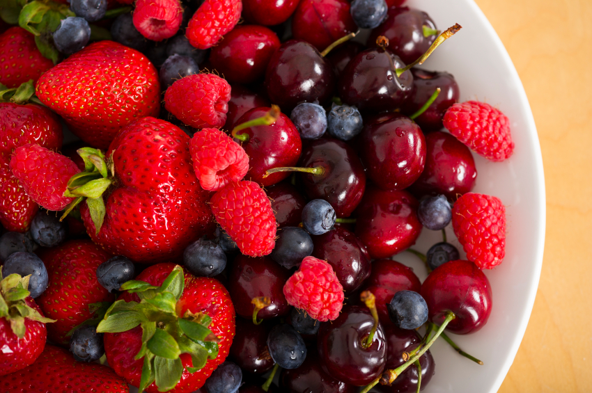 frutas vermelhas são ótimas para emagrecer